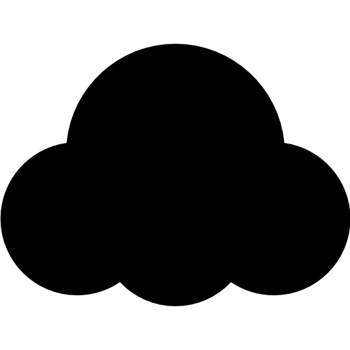 Cloud black shape