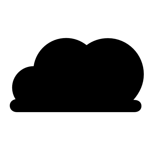 Cloud black shape