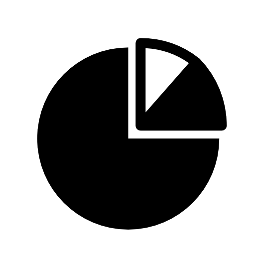 Business circular pie graph