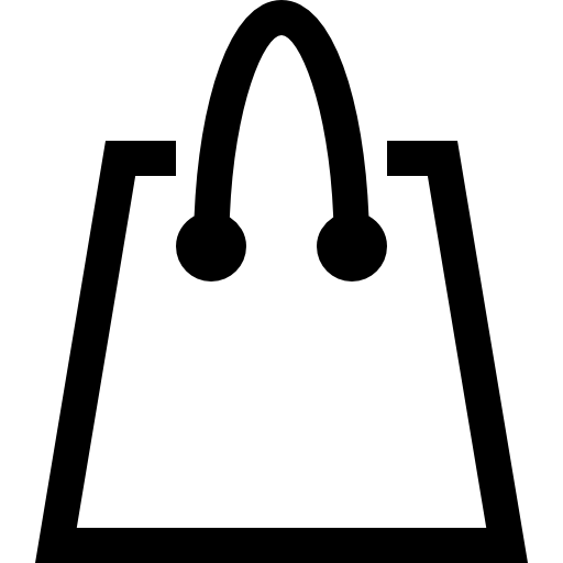 Shopping bag outline