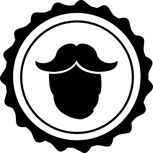 Hair salon male symbol