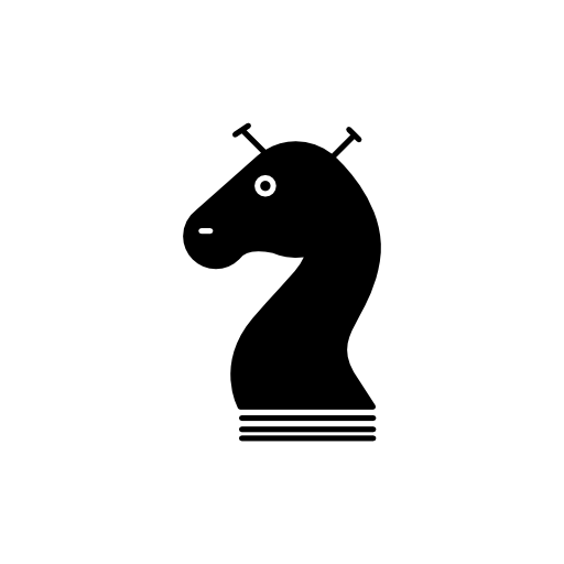 Horse head silhouette variant