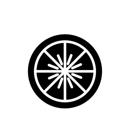 Inside view of a citrus fruit