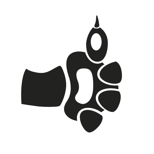 Cat paw like symbol