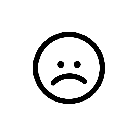 Sad face