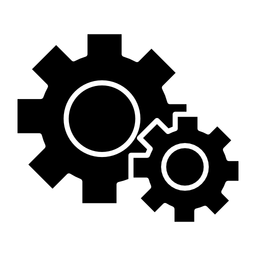 Cogwheels couple of two different sizes