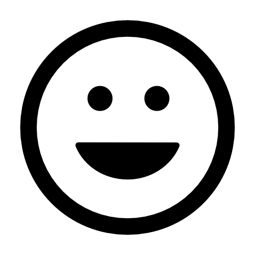 Emoticon square smile